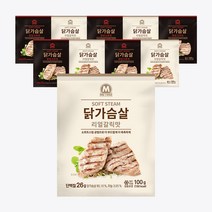 미트리 소프트 스팀 닭가슴살 2종 혼합, 100g, 10팩
