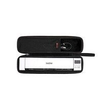 Brother DS640 DS940DWDS740D DS720DDoxie Go SE 듀플렉스 컴팩트 모바일 문서 스캐너용 XANAD 하드 케이스밝은 그레이, Black