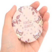 손거울 휴대용거울 접이식 원형 양면 손거울 양면거울 미니거울 작은거울, 단일옵션