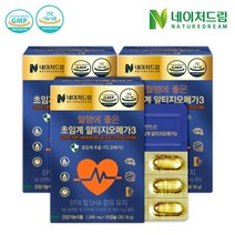조아제약 네이처드림 혈행에 좋은 초임계 알티지오메가3 1006mg x 30캡슐 3박스, 1, 없음/없음/없음