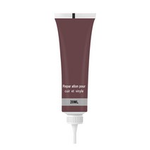 페인트 클리너 가죽 수리 젤 20ML 11 색 자동차 인테리어 스크래치 균열 리퍼브 복원 페이스트 가, 03 Brown