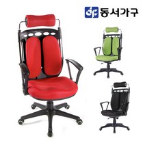 동서가구 체어BK SMT 올 메쉬 사무용 사무실 서재 회전 의자 체어 DF624418, 레드