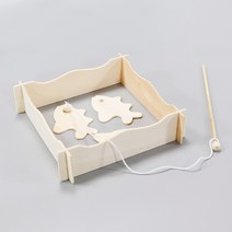 자석낚시놀이 5개 나무DIY 여름 물고기 조립