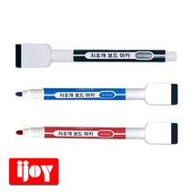 라인플러스 지우개 보드마카 흑 청 적 5개, 검정