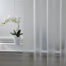 로만쉐이드 블라인드 커튼 버티칼블라인드 물 샤워 라이너 플라스틱 반투명 목욕 곰팡이 및 방지 여분의 긴