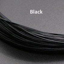 휴대용조명 5/10/20M 실버 도금 PTFE 와이어 30/28AWG Dia0.68/0.8mm 고순도 OFC 구리 케이블 HiFi 오디오 스피커 헤드폰 DIY, [01] 30AWG 0.68mm Sq0.06, [04] Black, [01] 5 Meters