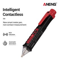 검전기펜다기능 전압 검출기 펜 테스트 VD801 전기 전류전압측정 L15 AC 12V-1000V, 01 A black