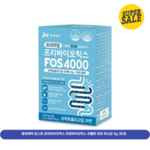 중외제약 프리바이오틱스 FOS 4000 5g x 30개입 6박스, 단품, 단품