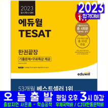 테샛 TESAT 시험 교재 책 에듀윌 2023 한권끝장 DavidKim 데이비드김