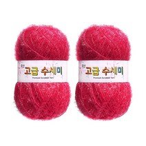 울클럽 별꽃수세미 만들기 DIY 고급수세미실 2볼세트, 118스트로베리