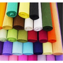 주름지 50cm 2.5M 구김지 투톤 고급 꽃포장재료 DIY 꽃다발 만들기, 일반, 하늘(956)