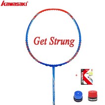 테니스 라켓 용품 악세사리 훈련 kawasaki 6u 배드민턴 전문 슈퍼 라이트 공격 유형 고 흑연 배드민턴 l5 l6, SL5Blue-getstrung