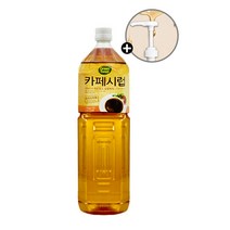 청정원 대상 그린스위트 카페시럽 브라운 1.5L + 펌프 카페시럽 슈가시럽 시럽펌프, 시럽3개+DY펌프