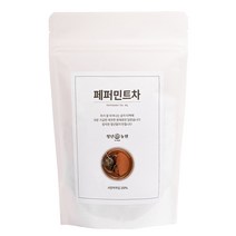 청년농원 페퍼민트차 티백 100% 순수 페퍼민트 로 만든 건강 허브차 대용량, 1g, 150개입