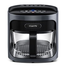 오일이없는 4.5L 에어 프라이어 전기 1200W 원근 튀김기 주방 LED 디스플레이 조절, 한개옵션0
