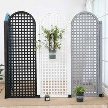 마당 테라스 파티션 정원 울타리 야외 장식 카페 가벽, 60x120 화이트