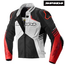 [스피디 SPIDI] P200 BOLIDE LEATHER JACKET 볼라이드 레더 자켓, BLACK/RED(021)