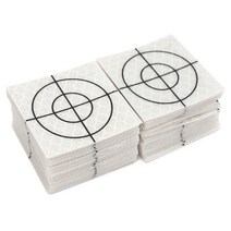 100PCS 프리즘 측정 반사판 시트 반사 테이프 타겟 토탈 스테이션 터널 설문 조사 40X40Mm, 보여진 바와 같이, 하나