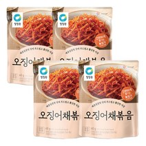 청정원 오징어채볶음 60g x 4개