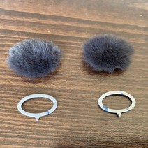 캐논 G7x MarkII 죽은 고양이 바람막이 마이크 커버 G7XMARK2 용 블루 사마귀 앞 유리 머플러 10 강아지, Grey Short