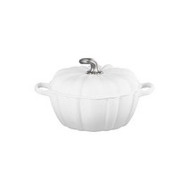 르 크루제Le Creuset 주물 법랑 냄비 시그니쳐 코콧 호박 24 cm 코튼 할로윈 가