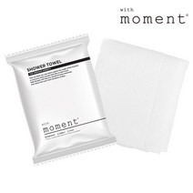 위드모먼트 일회용 샤워타올 호텔 숙박 업소 여행용 대용량 개별 포장 색상랜덤 1박스(500개)