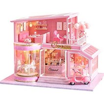 일본 수입 오르골 cutebee 인형 하우스 life is so beautiful 키트, a073