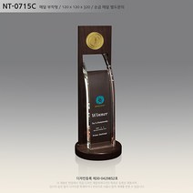 골프트로피 골프 골프패 이글트로피 이글 이글패 싱글트로피 싱글 싱글패 홀인원트로피 홀인원 홀인원패 감사패 공로패 기념패 NT-0715, C : 메달 부착형, 순금제품 제작시 별도 문의