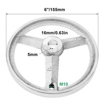 리어카바퀴 농사용 손수레 캠핑 카트 끌차 지개 롤테이너 인테이너 1 pc 4 스포크 휠, 6인치