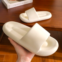 층간소음 실내화 실내슬리퍼 사무실 거실 EVA 슬리퍼 구름슬리퍼, 화이트