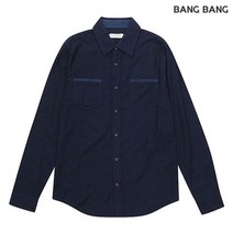 뱅뱅 포켓배색 솔리드 셔츠 YSD751