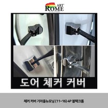 IUX014161체커 커버 기아 올뉴모닝 (11~16) 4P 블랙크롬