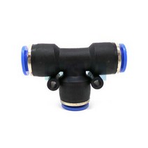피팅 T자 소켓 PUT/T 피팅/6mm/8mm/10mm/12mm/유공압/공기압배관/원터치 부속/호스연결소켓, 10mm