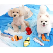 푸들 애견 바스락 소형견장난감 인형 아기강아지 부드러운 말티즈 2개월 터그놀이 스트레스해소, 1개