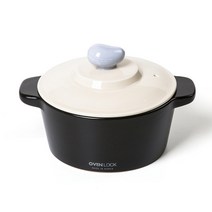 아트웨어 오븐락 모던 뚝배기 4size 친환경 도자기 직화가능 하이라이트가능, 소