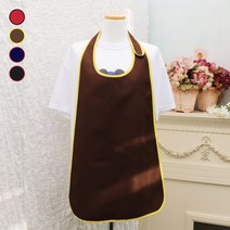 (주)더해피 식당 앞치마 모음, 1개, 손님용벨크로앞치마-브라운