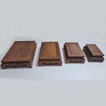 원목좌대4개/나무좌대/장식대/직사각다이/원목장식대