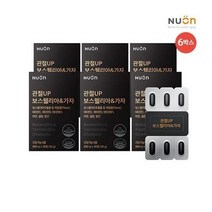 [뉴온] [최유라쇼 단독][6개월] 관절up 보스웰리아 & 가자 (800mg*30정*6박스, 30정, 18박스