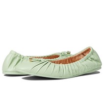코치 Eleanor Leather Ballet Flats - Green