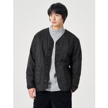 8SECONDS 에잇세컨즈 플리스 양면 퀼티드 점퍼 블랙