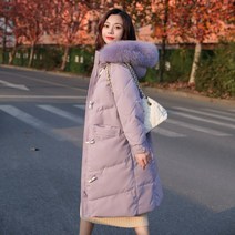 겨울 여성 구스 롱패딩 오버핏 바람막이 자켓 블랙프라이데이 22FW