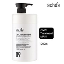 아초아 CMC 트리트먼트 헤어마스크 1000ml 손상모 큐티클 보수, 단품