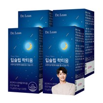 닥터린 딥슬립 락티움 수면건강/수면질개선, 30정, 4박스