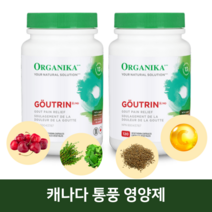 오가니카 고트린 120정 2병 체리추출물 통풍완화 예방 구트린 캐나다 식약처 인증