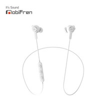 모비프렌 팝 MFB-E1000 블루투스 무선 넥밴드 이어폰, 화이트