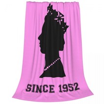 집순이 담요 쇼파 1952 년부터 퀸 엘리자베스 II Ii 커버 영국 로얄 크라운 플러시 침대 소파 장식 매우 부드럽고 따뜻한 침대보