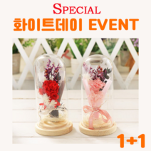 화이트데이 EVENT 선물 커플 연인 분위기 LED 꽃 무드등 인테리어 조명, 1. 레드+레드
