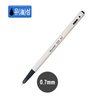 모나미 153볼펜 12개입 0.7mm 흑청적색-12개입, S501013(적색)