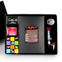 카시야 골프 선물 세트 골프 기프트 세트 양말 3구 B, 단품