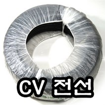 온라인철물샵 국산CV전선 2.5mm 2C 70M 두꺼운전선 간판 EV전선, 1개
